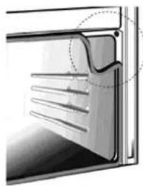 SMEG SCB60MFX - Dichtung der Backofentür - 1