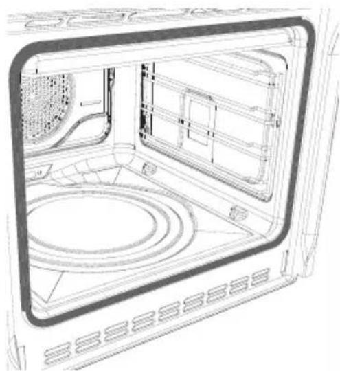 SMEG SC 351 X - Entfernung der Dichtung - 1