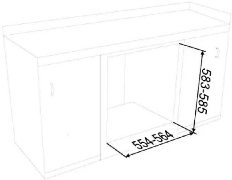SMEG SC 351 X - Positionierung des Backofens - 5