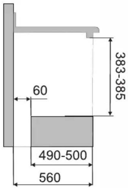 SMEG SC 351 X - Positionierung des Backofens - 6