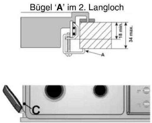 SMEG SNLR 34 XG 2 - Befestigung im Unterbau - 5