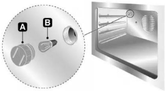 SMEG SID 61 MFX 5 - Austauschen der Lampe der Innenbeleuchtung - 1