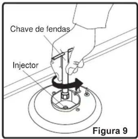 Chave de fendas Injector Figura 9