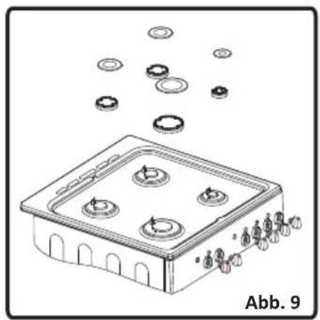NORDMENDE CSG50WH - Hob-Brenner: - 1