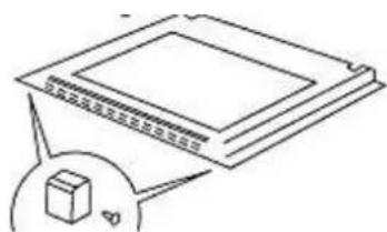 PKM SH7-50GK - Removing of the glass panel - 1