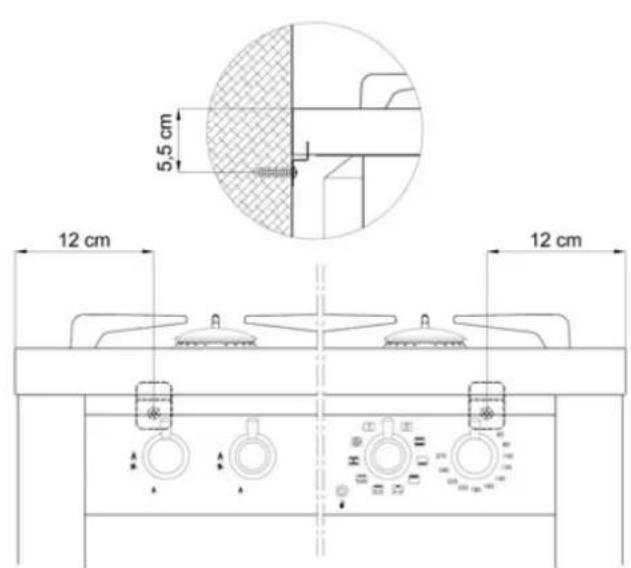 LOFRA RRG96MFT/CI - POSIZIONAMENTO DELLA CUCINA - 6