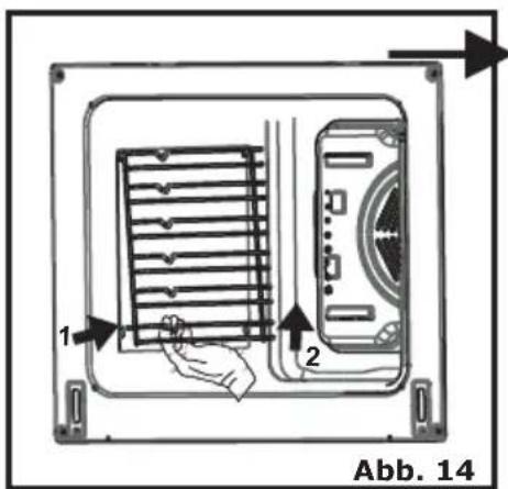 NORDMENDE CTG50LPGBK - Ausbau des Drahteinschubs - 1