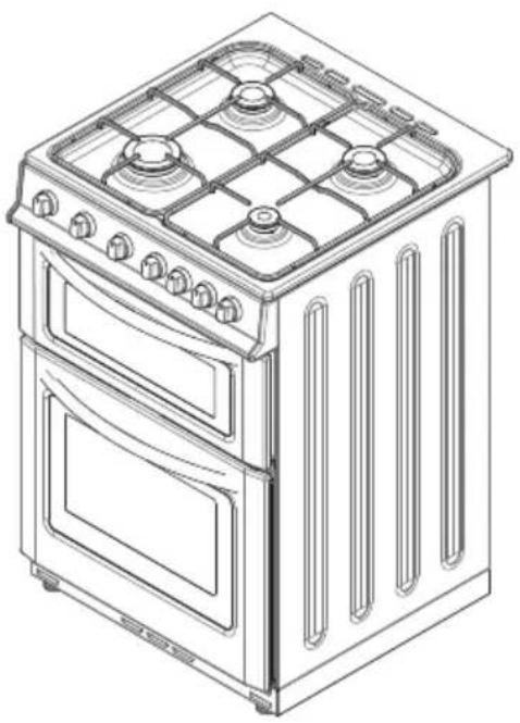NORDMENDE CTG50LPGBK - BETRIEBS-UND INSTALLATIONSANLEITUNG VON FREISTEHENDEN GAS DOPPEL-BACKOFEN - 1