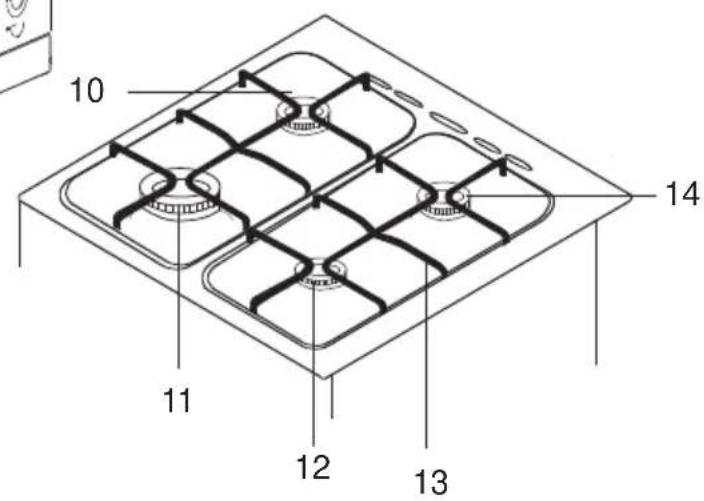 NORDMENDE CTG50BK - List of Components: - 1