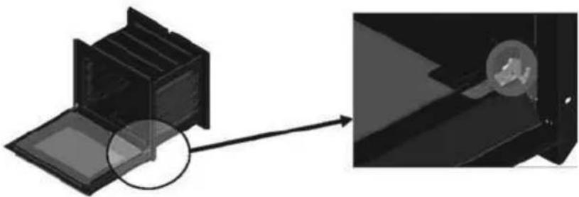 Becken S 9055 IX - REMOVING THE OVEN DOOR FOR CLEANING - 1