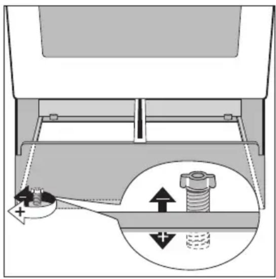 AEG-ELECTROLUX 41056 VI MN - Gerät ausrichten - 2