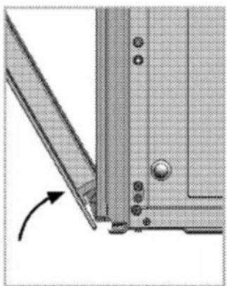 Flavel ML61ND - Removing the oven door - 2