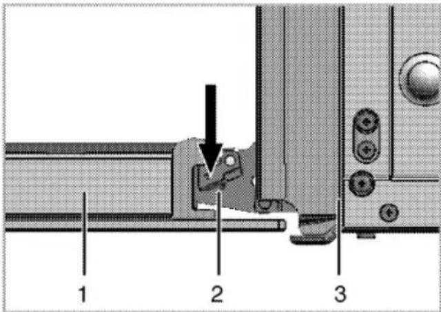 Flavel FL95FR - Removal of oven door - 1