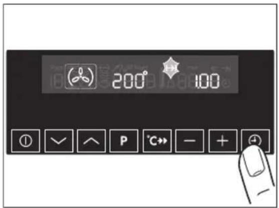 200° 100 ① √ ∧ P °C→ - + ⏻