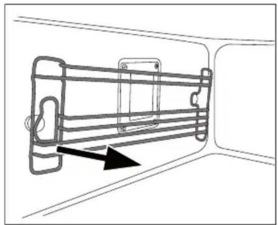 AEG-ELECTROLUX KB 98205 E-M - Einschubgitter abnehmen - 2