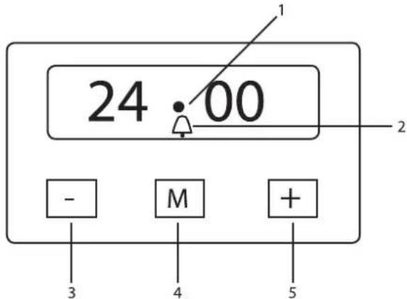 Freggia PP96GGG50CH - ELEKTRONICZNYWYŚWIETLACZZESTEROWANIEM DOTYKOWYM - 1
