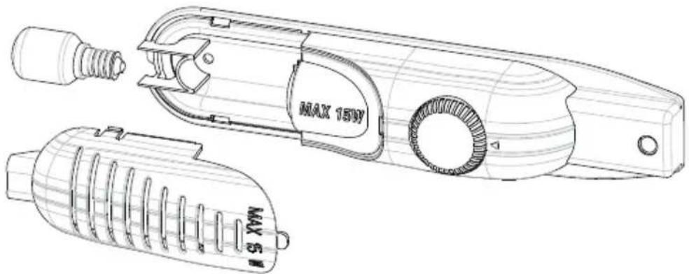 NORDMENDE RUL152WHAPLUS - Wechsel der Glühlampe - 1