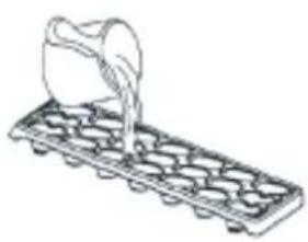 NORDMENDE RUI141WHA - Ice tray ; - 1