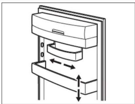 Juno Electrolux JRZ90180 - Positionierung der Türeinsätze - 1