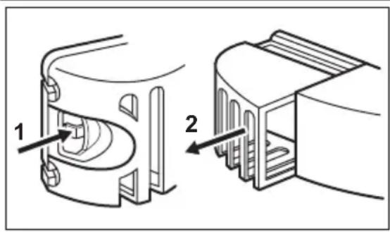 Juno Electrolux JRZ90126 - Replacing the lamp - 1