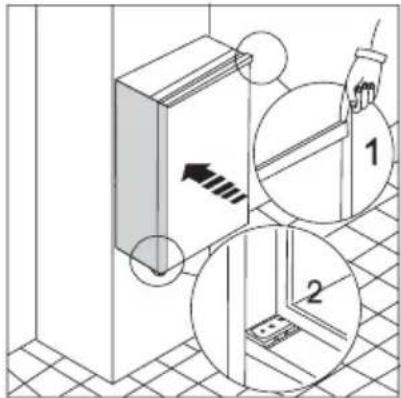 Juno Electrolux JRN40882 - Dimensions of the recess - 3
