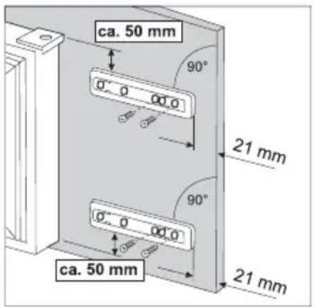 Juno Electrolux JRN40882 - Dimensions of the recess - 9