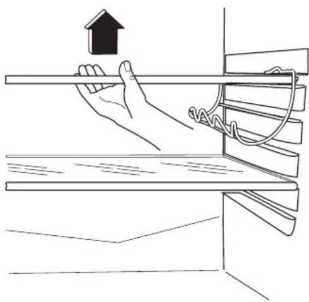 Juno Electrolux JRG90126 - POSITIONING THE DOOR SHELVES - 1