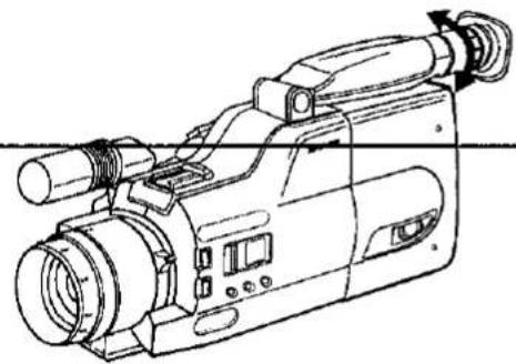 SHARP VL-C690S - EINSTELLUNG DES SUCHEROKULARS - 1