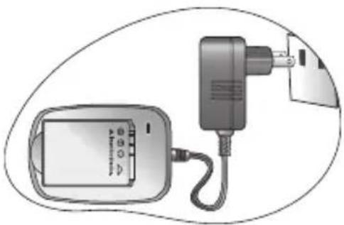 BENQ DC E1000 - Charging the battery - 1