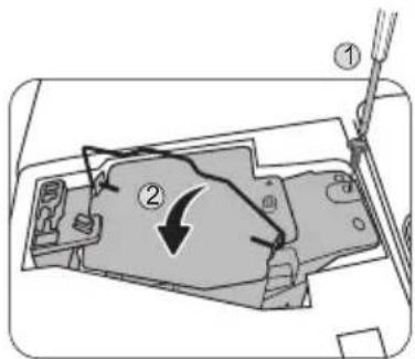 BENQ TH680 - Replacing the lamp - 10