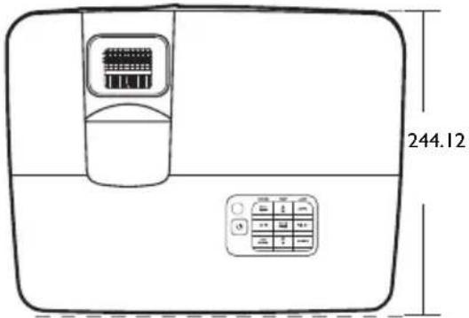 BENQ TH680 - Dimensions - 1
