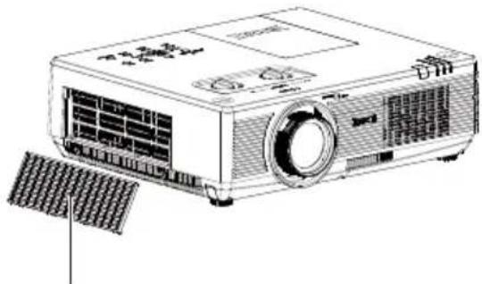 EIKI LC-XBS500 - Cleaning the filter - 1