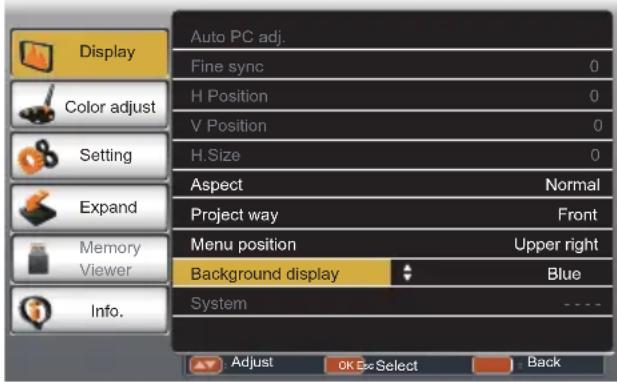 EIKI LC-XBS500 - Background Display - 1