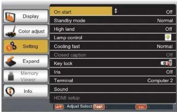 EIKI LC-XBS500 - On start - 1