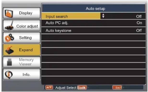 EIKI LC-XBS500 - Auto keystone - 1