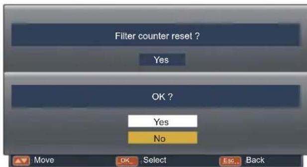 EIKI LC-XBS500 - Filter counter - 3