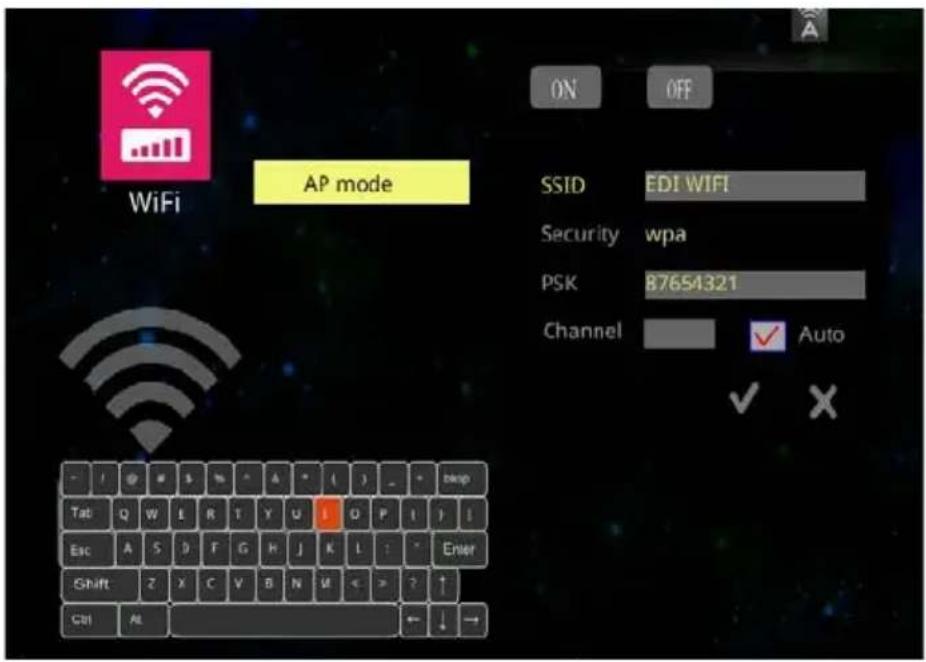 EIKI LC-WNB3000N - AP mode(Ad Hoc): - 2