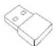 EIKI LC-WNB3000N - Wi-Fi Dongle - 1