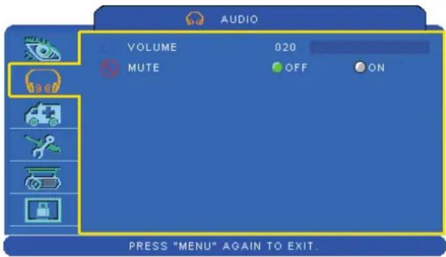 EIKI LC-WNB3000N - Audio Menu - 1