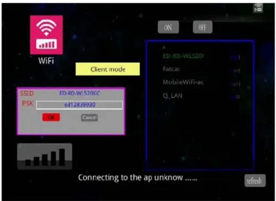 EIKI LC-WNB3000N - Client mode : - 4