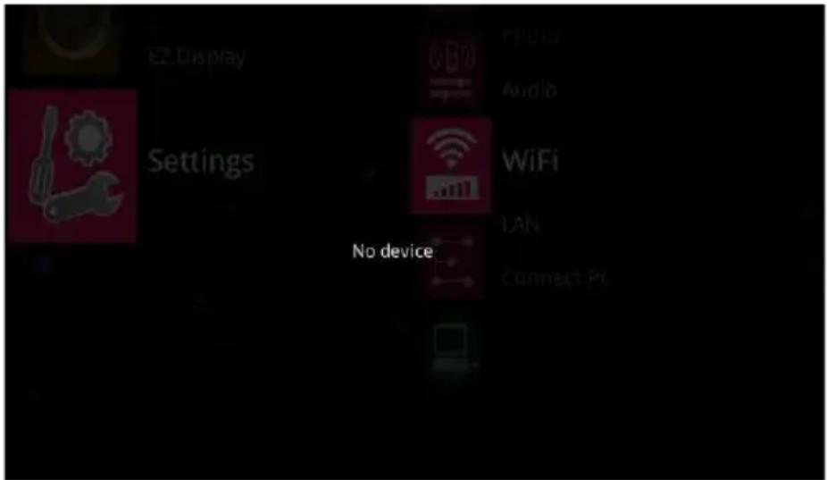 EIKI LC-WNB3000N - WiFi Setting - 1