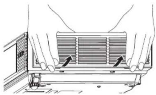 EIKI LC-WNB3000N - How to clean or replace the filters - 1