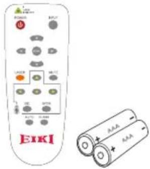 EIKI LC-WNB3000N - 4.Remote control - 1