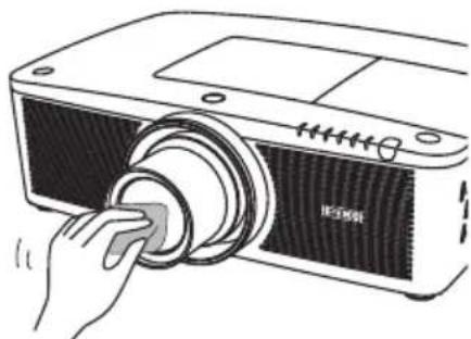 EIKI LC-WUL100A - Cleaning the Projection Lens - 1