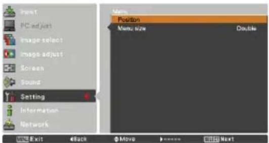 EIKI LC-WUL100A - Input button - 3