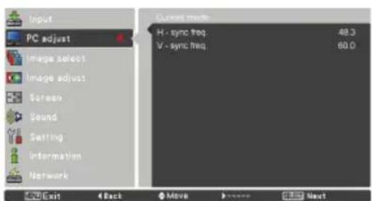 EIKI LC-WUL100A - Display area V - 8