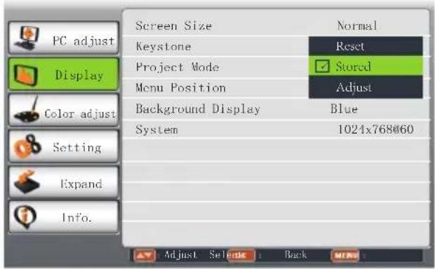 EIKI LC-WNS3200 - Project Mode - 1