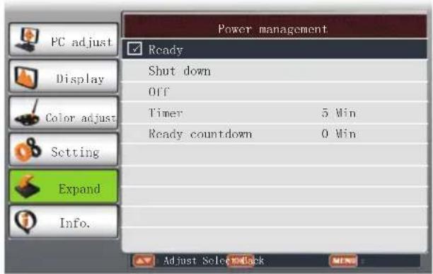 EIKI LC-WNS3200 - Power management - 1