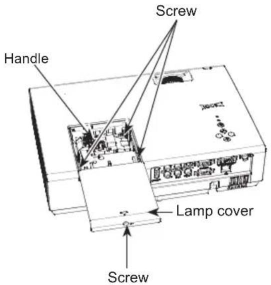 EIKI LC-WNS3200 - To replace the lamp, follow the steps below: - 1