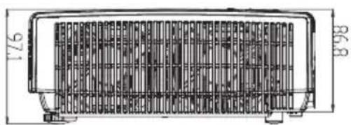 EIKI LC-WNS3200 - Dimensions - 5
